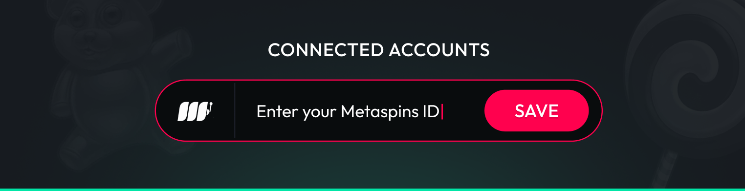 Connect your Metaspins user details