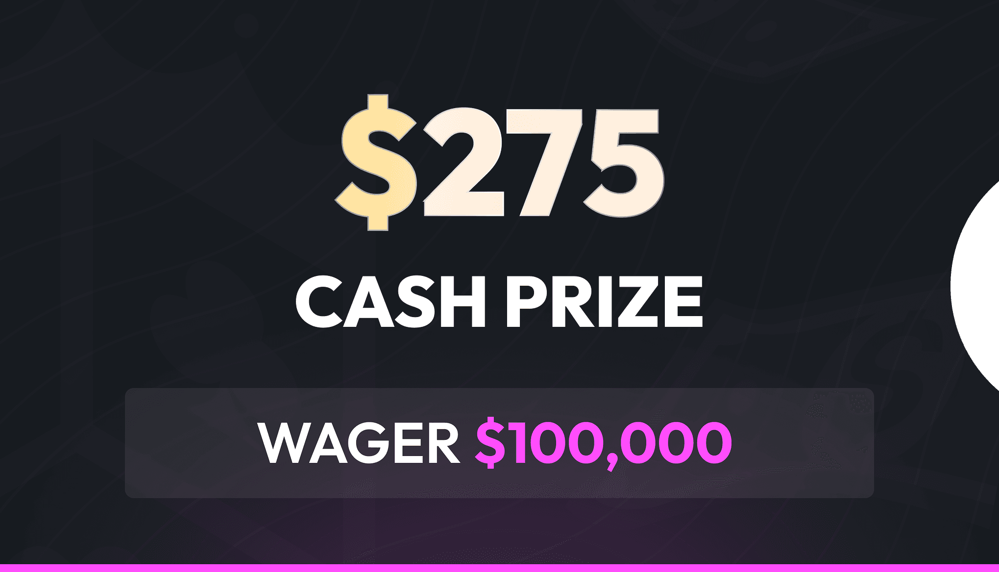 Wager milestone reward 3