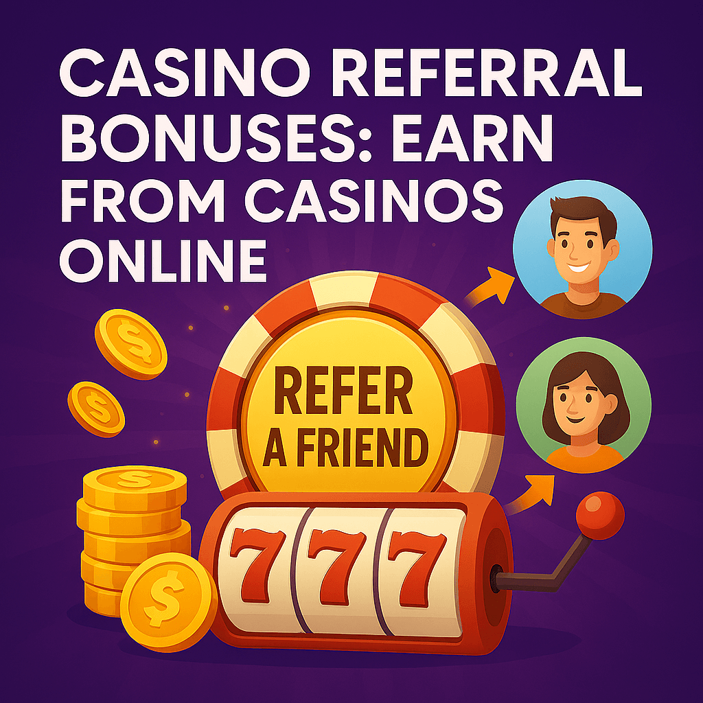 Casino Referral Bonuses: Earn From Casinos Online