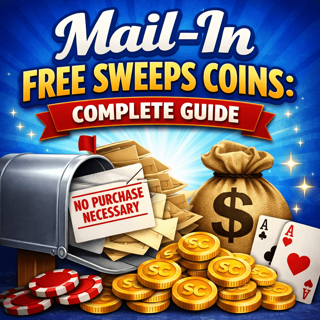 Mail-In Free Sweeps Coins: Complete Guide